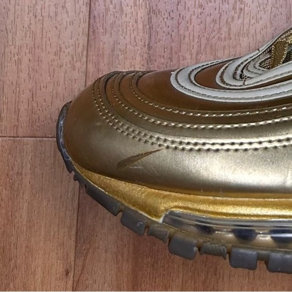 Nike Air Max 97 Olympic Gold Men’s Size 9 CT4556-700 - Picture 7 of 12